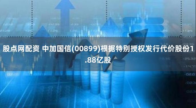 股点网配资 中加国信(00899)根据特别授权发行代价股份1.88亿股